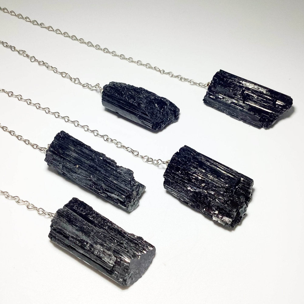 Black Tourmaline Pendulum-Rocks and Gems Canada