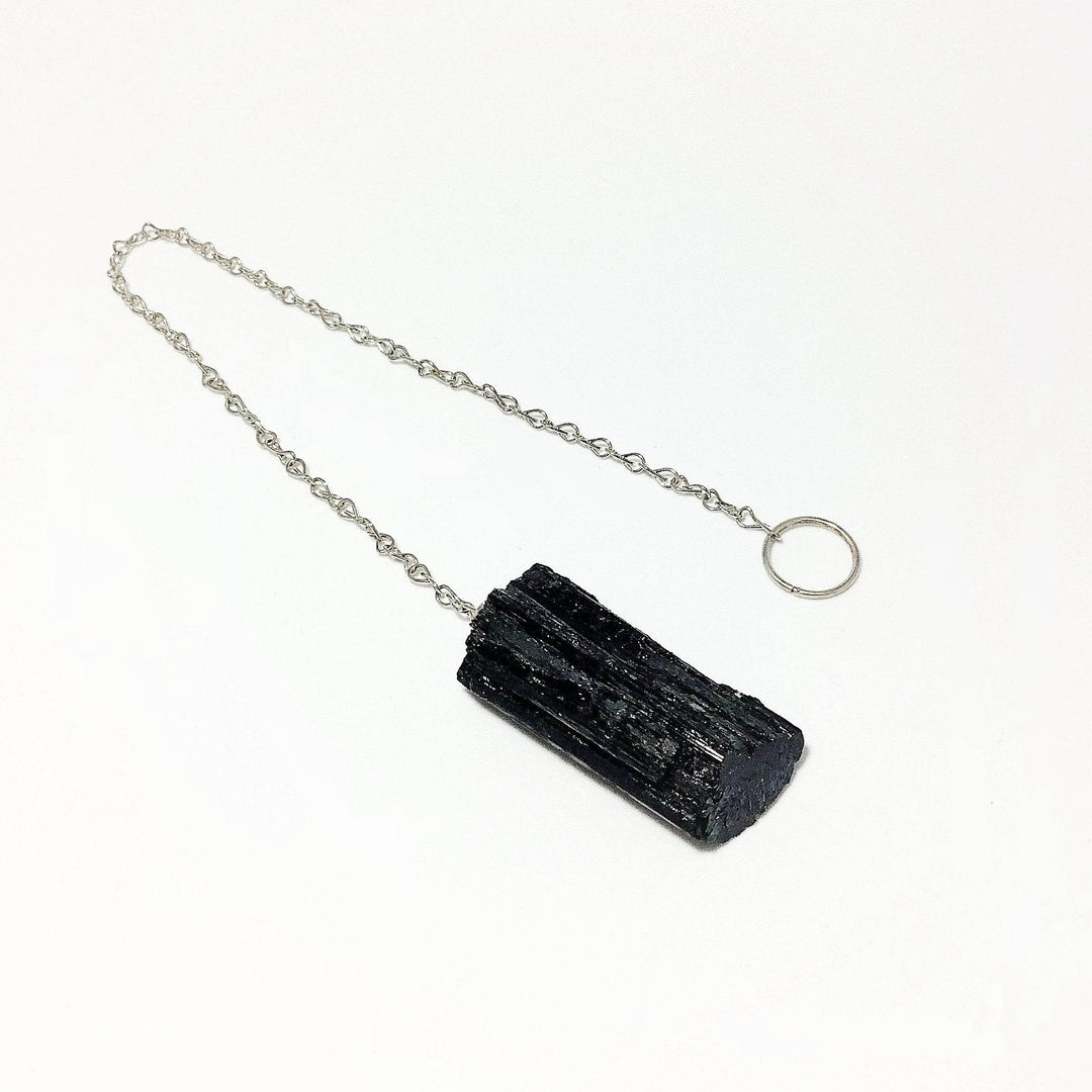 Black Tourmaline Pendulum-Rocks and Gems Canada