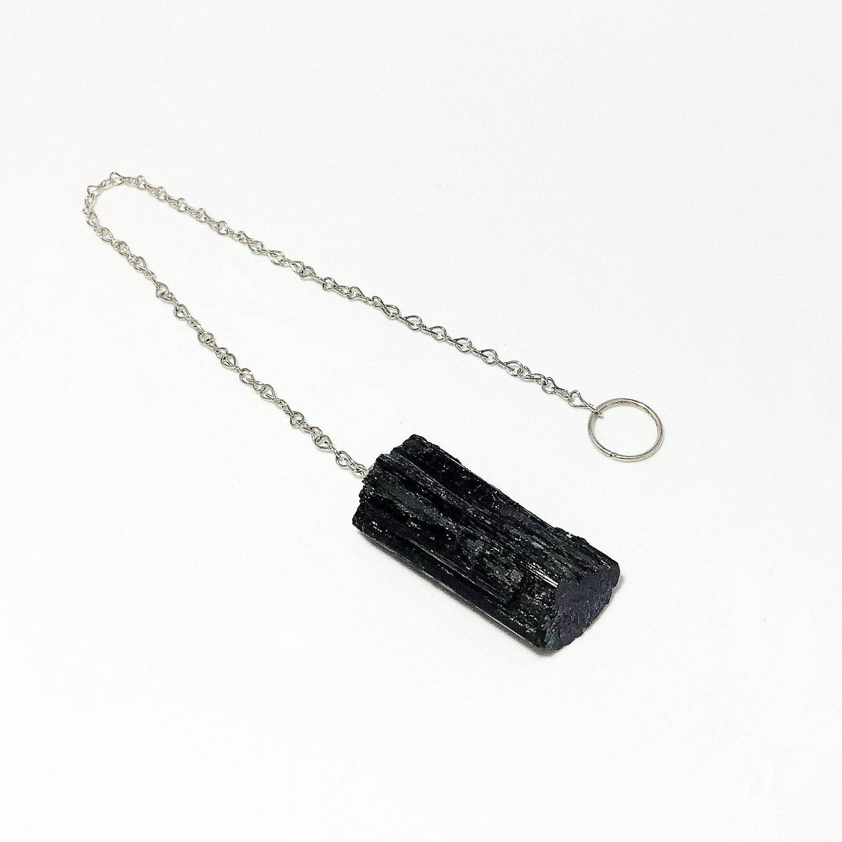 Black Tourmaline Pendulum-Rocks and Gems Canada