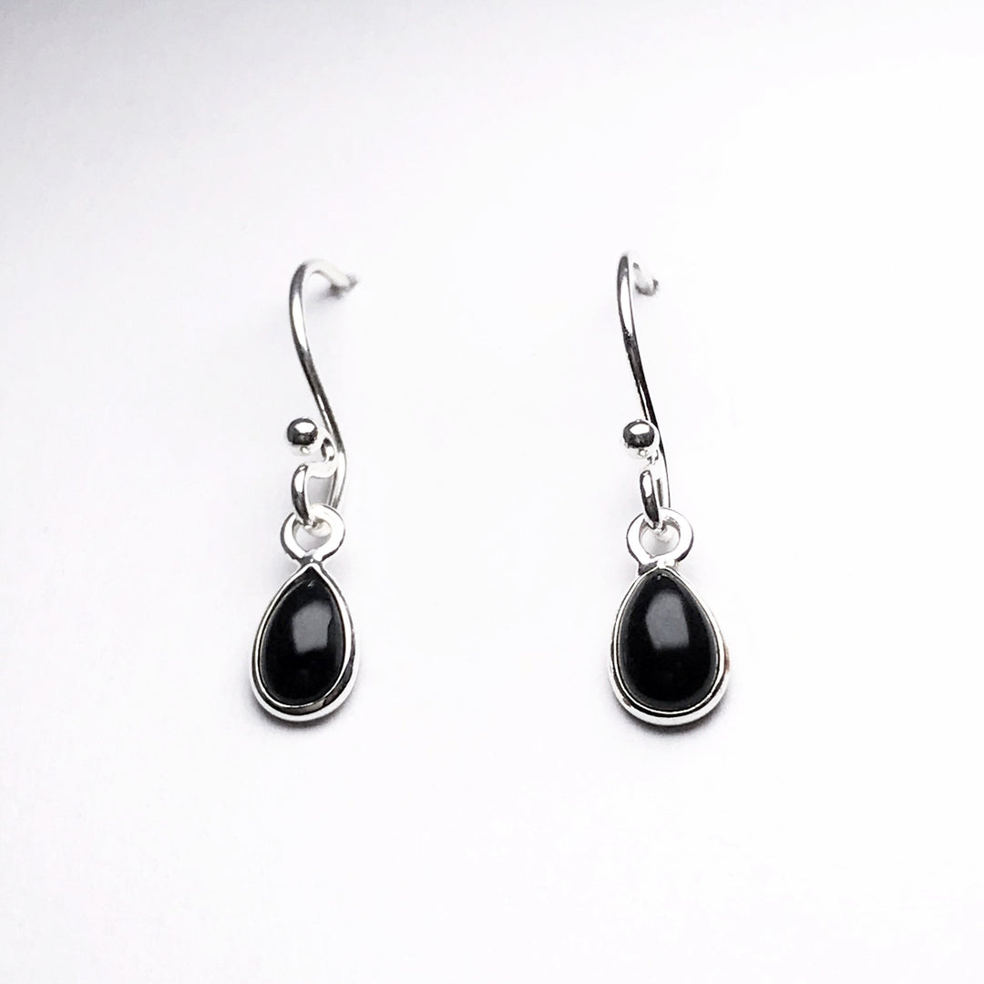 Black Onyx Dangle Earrings - Rocks and Gems Canada