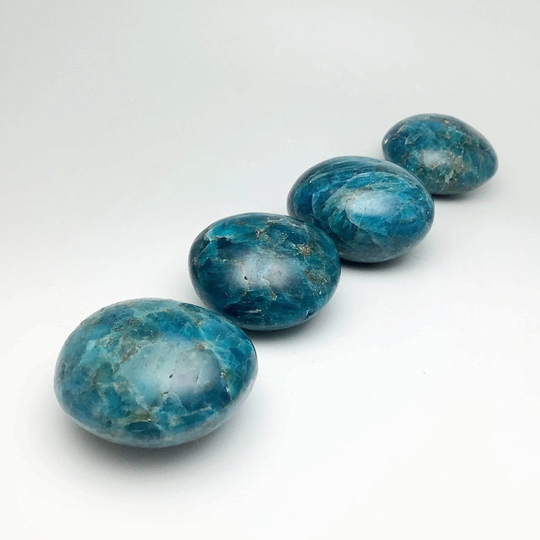 Blue Apatite Tumble-Rocks and Gems Canada