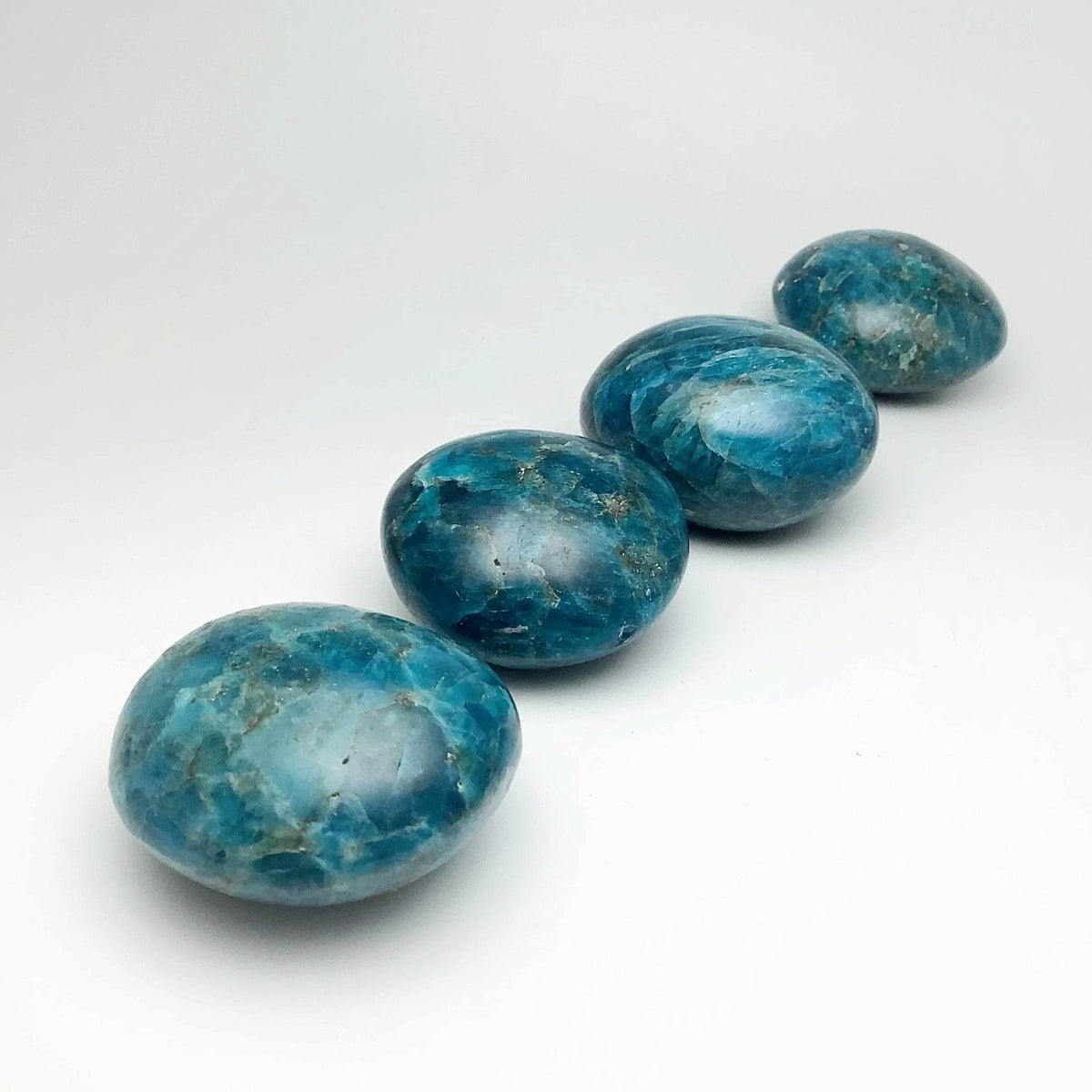 Blue Apatite Tumble-Rocks and Gems Canada