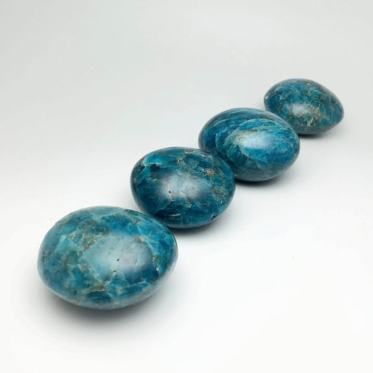 Blue Apatite Tumble-Rocks and Gems Canada