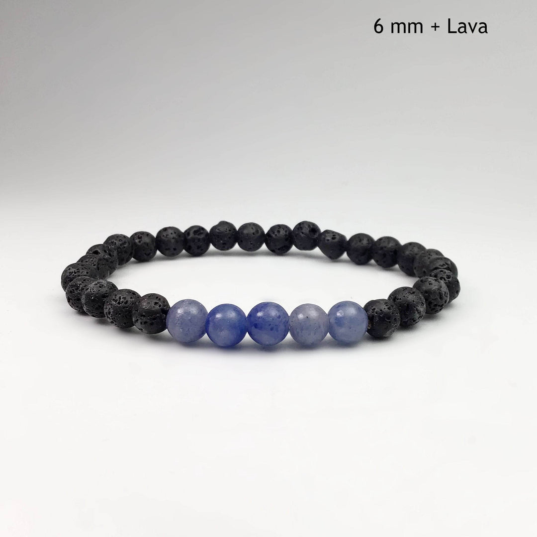 Blue Aventurine Beaded Bracelet-Rocks and Gems Canada