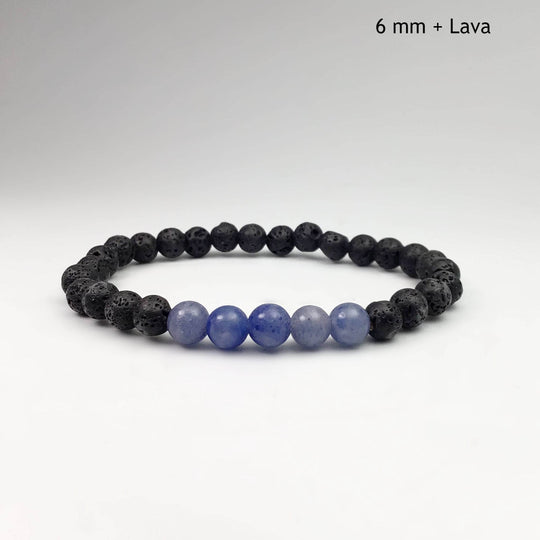 Blue Aventurine Beaded Bracelet-Rocks and Gems Canada