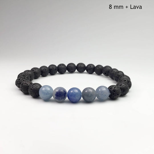 Blue Aventurine Beaded Bracelet-Rocks and Gems Canada