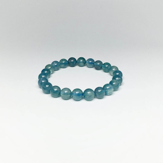 Blue Fluorite Beaded Bracelet-Rocks and Gems Canada