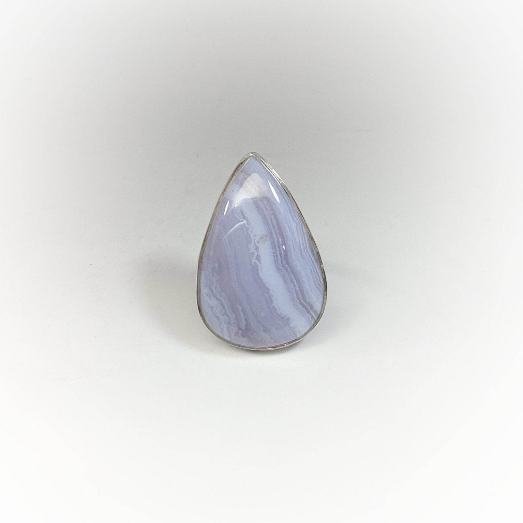 Blue Lace Agate Ring-Rocks and Gems Canada