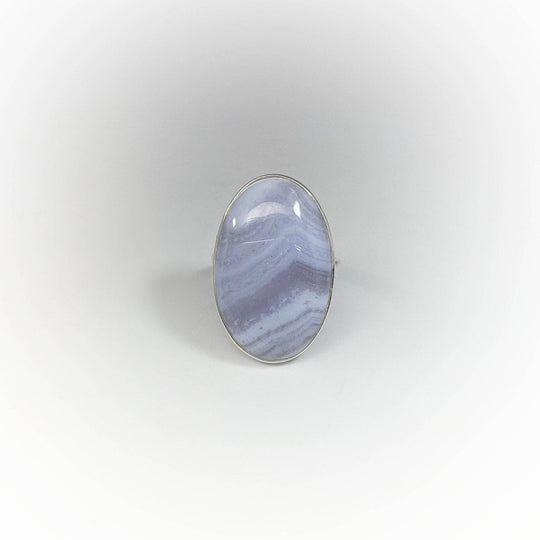 Blue Lace Agate Ring-Rocks and Gems Canada