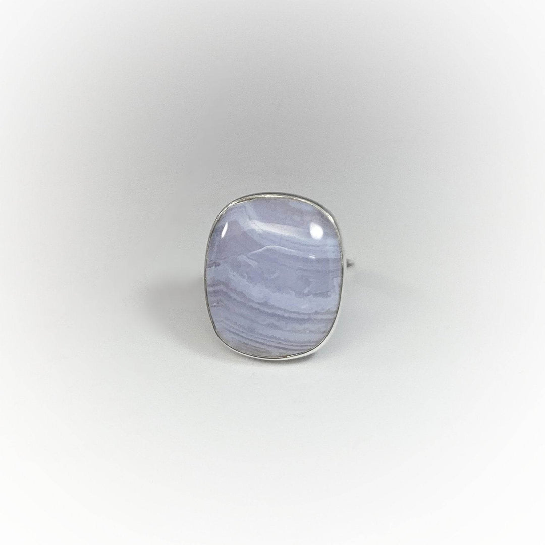 Blue Lace Agate Ring-Rocks and Gems Canada