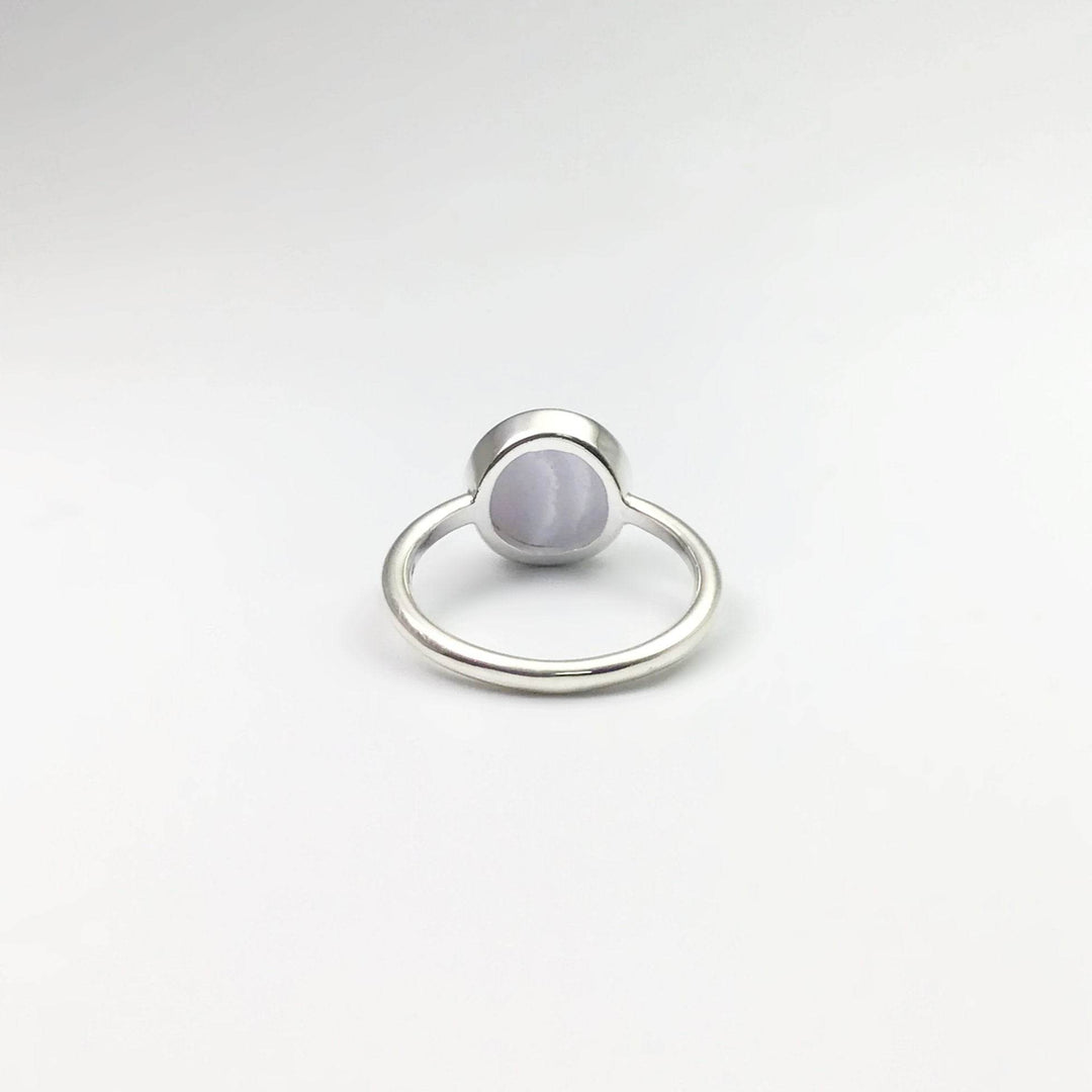 Blue Lace Agate Ring-Rocks and Gems Canada