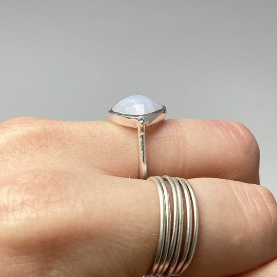 Blue Lace Agate Ring-Rocks and Gems Canada