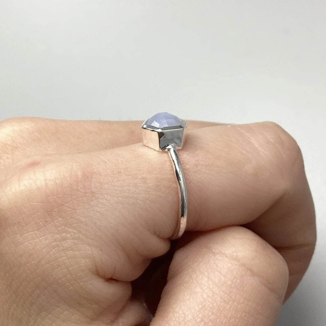 Blue Lace Agate Ring-Rocks and Gems Canada