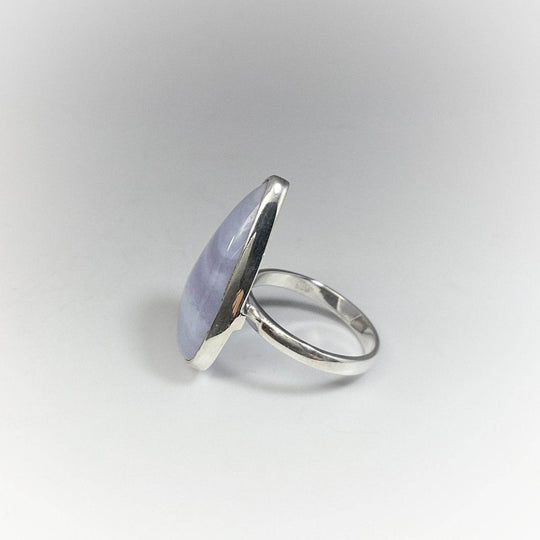 Blue Lace Agate Ring-Rocks and Gems Canada
