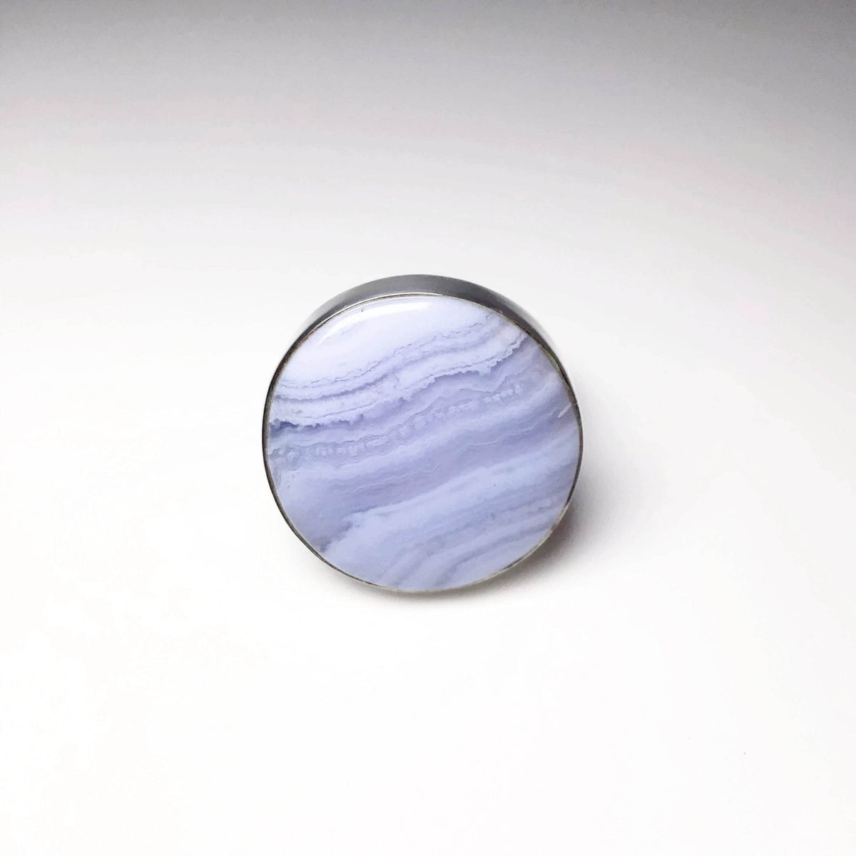 Blue Lace Agate Ring-Rocks and Gems Canada