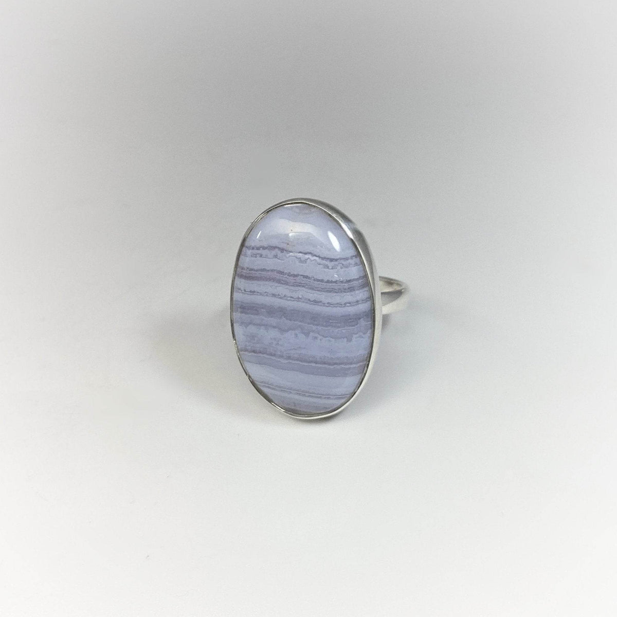 Blue Lace Agate Ring-Rocks and Gems Canada