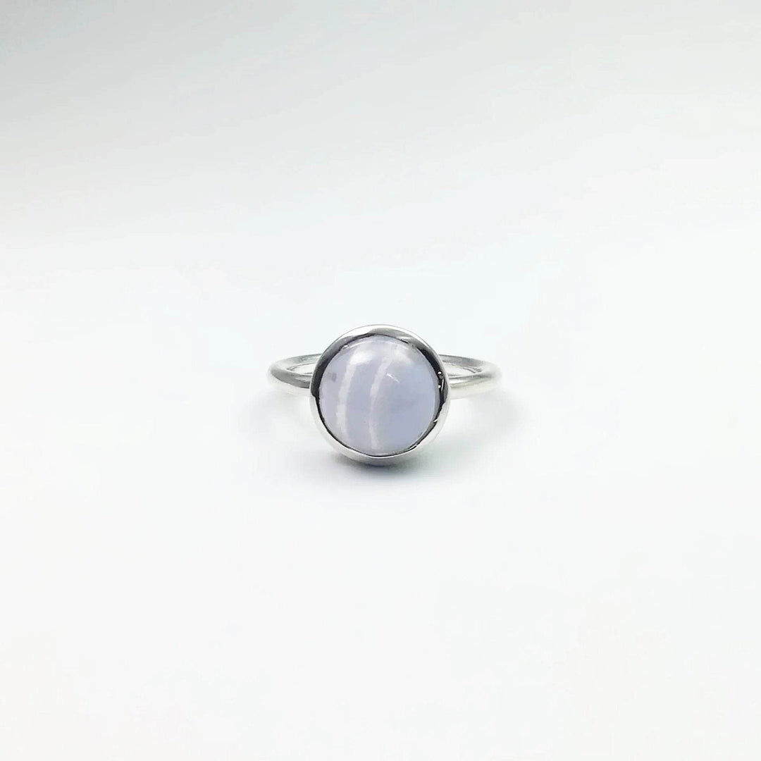 Blue Lace Agate Ring-Rocks and Gems Canada
