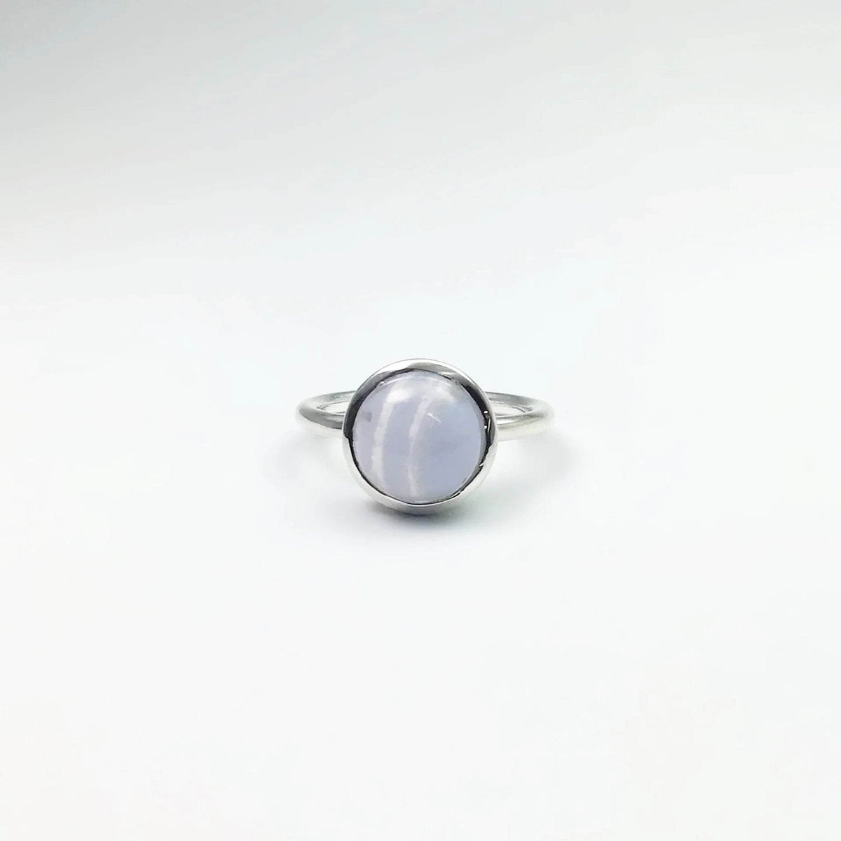 Blue Lace Agate Ring-Rocks and Gems Canada