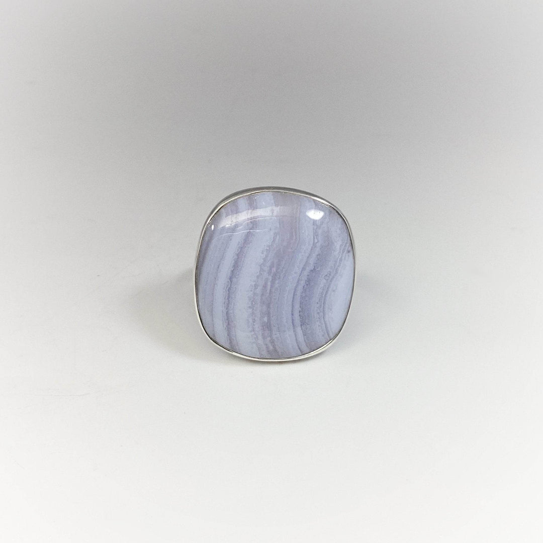 Blue Lace Agate Ring-Rocks and Gems Canada
