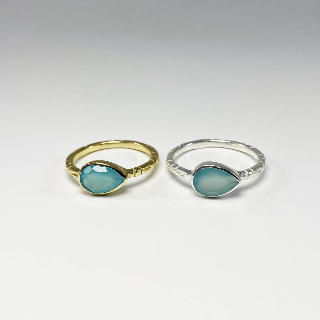 Blue Onyx Ring-Rocks and Gems Canada