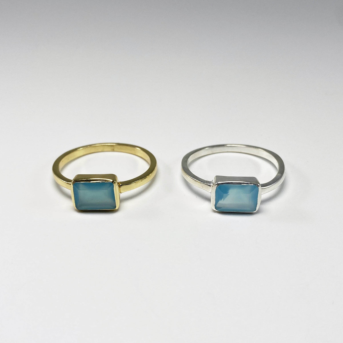 Blue Onyx Ring-Rocks and Gems Canada