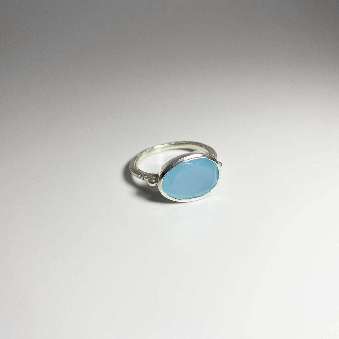 Blue Onyx Ring-Rocks and Gems Canada