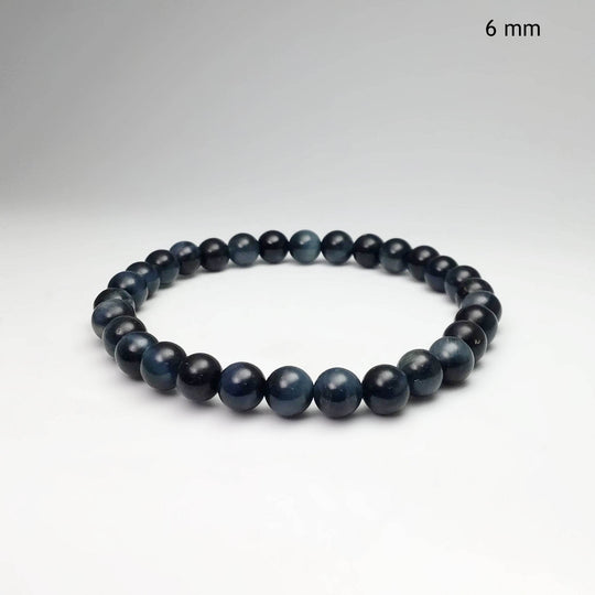 Blue Tiger Eye Beaded Bracelet-Rocks and Gems Canada