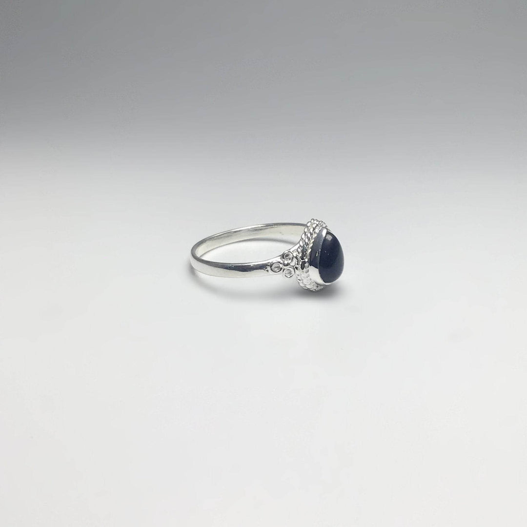 Blue Tiger Eye Ring-Rocks and Gems Canada