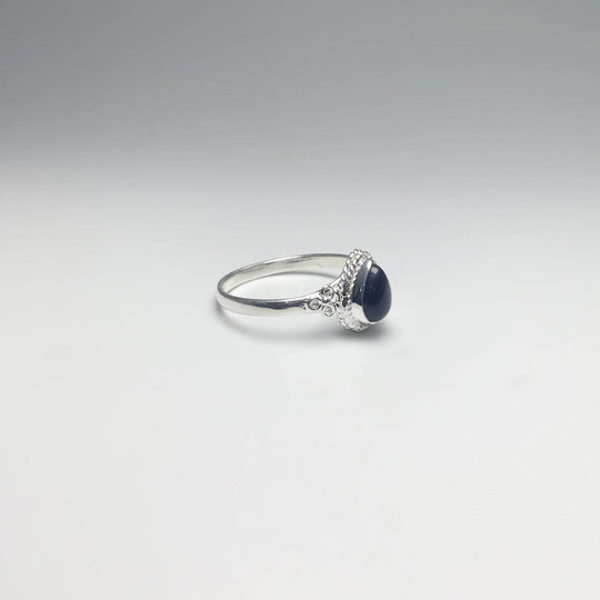 Blue Tiger Eye Ring-Rocks and Gems Canada