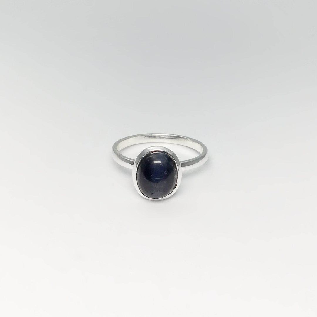 Blue Tiger Eye Ring-Rocks and Gems Canada