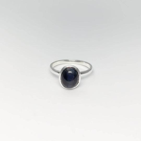 Blue Tiger Eye Ring-Rocks and Gems Canada