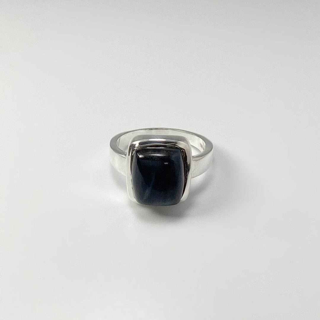 Blue Tiger Eye Ring-Rocks and Gems Canada