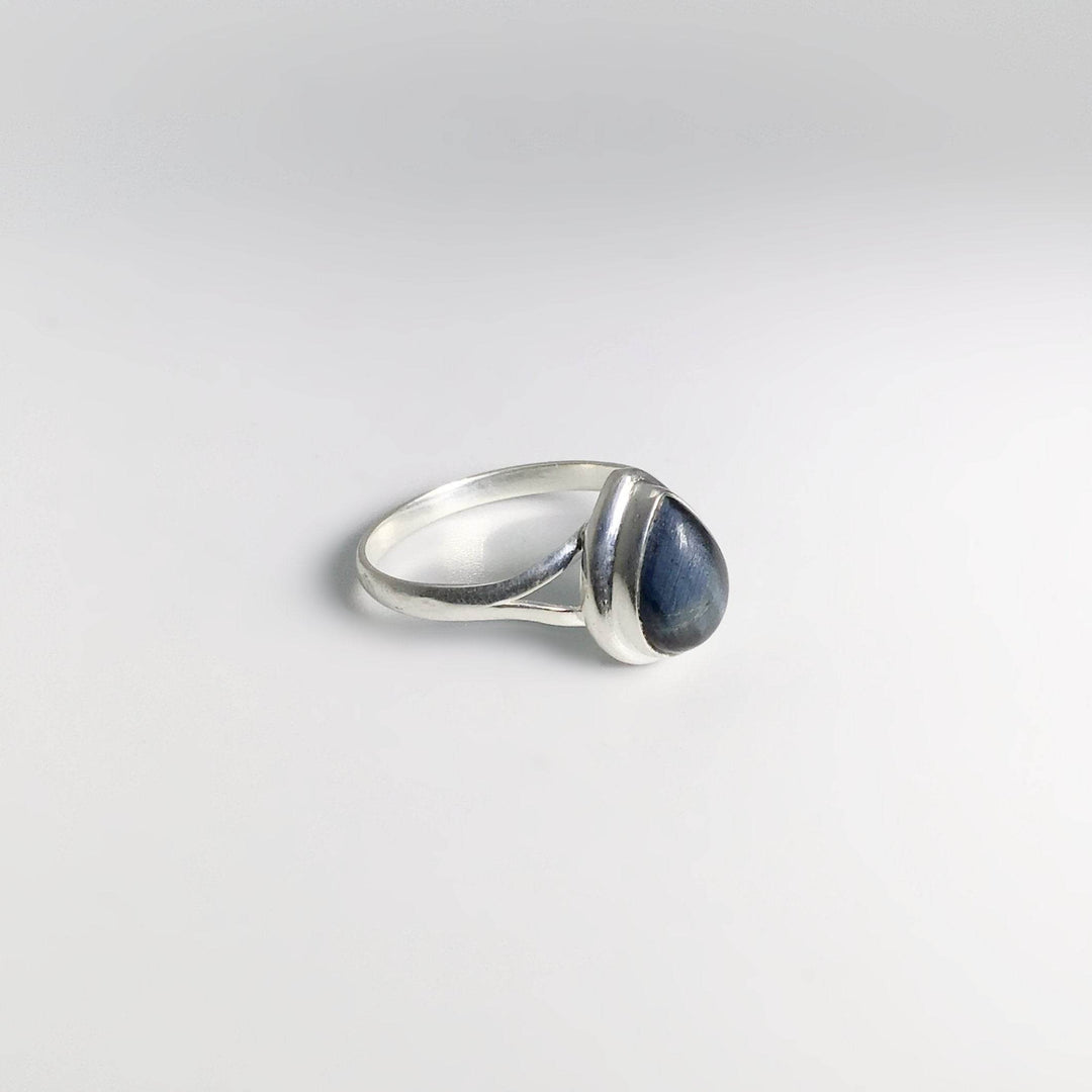Blue Tiger Eye Ring-Rocks and Gems Canada