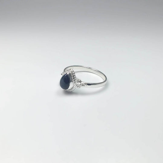 Blue Tiger Eye Ring-Rocks and Gems Canada