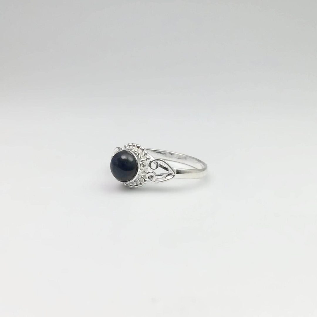 Blue Tiger Eye Ring-Rocks and Gems Canada