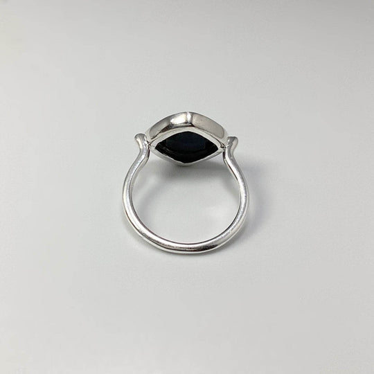 Blue Tiger Eye Ring-Rocks and Gems Canada