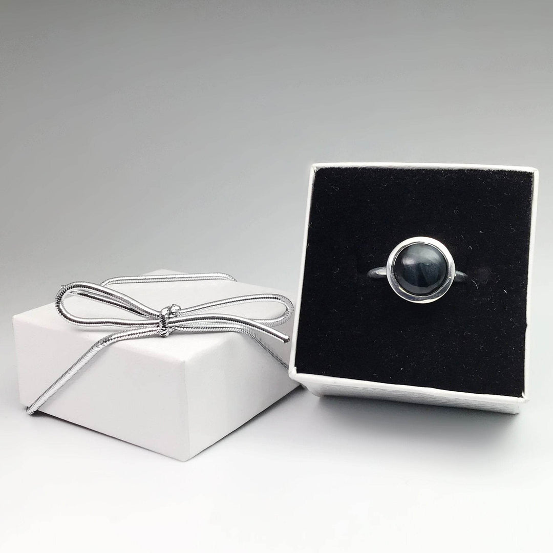 Blue Tiger Eye Ring-Rocks and Gems Canada