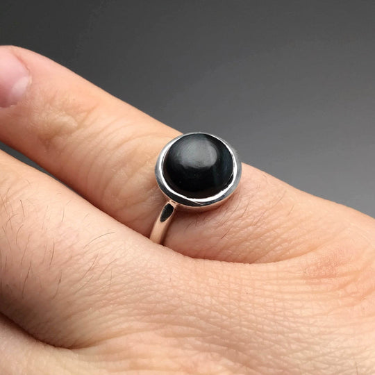 Blue Tiger Eye Ring-Rocks and Gems Canada