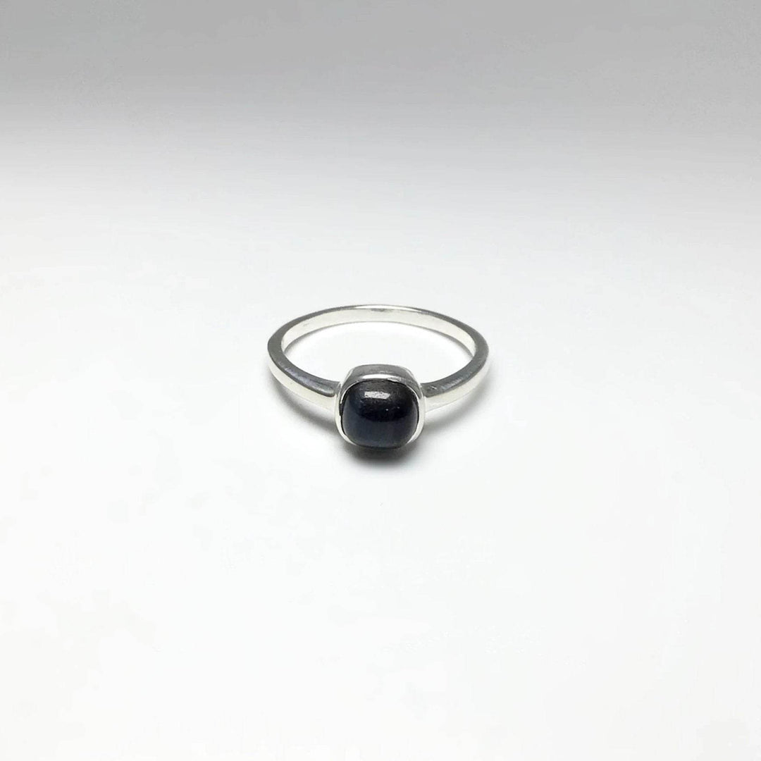 Blue Tiger Eye Ring-Rocks and Gems Canada
