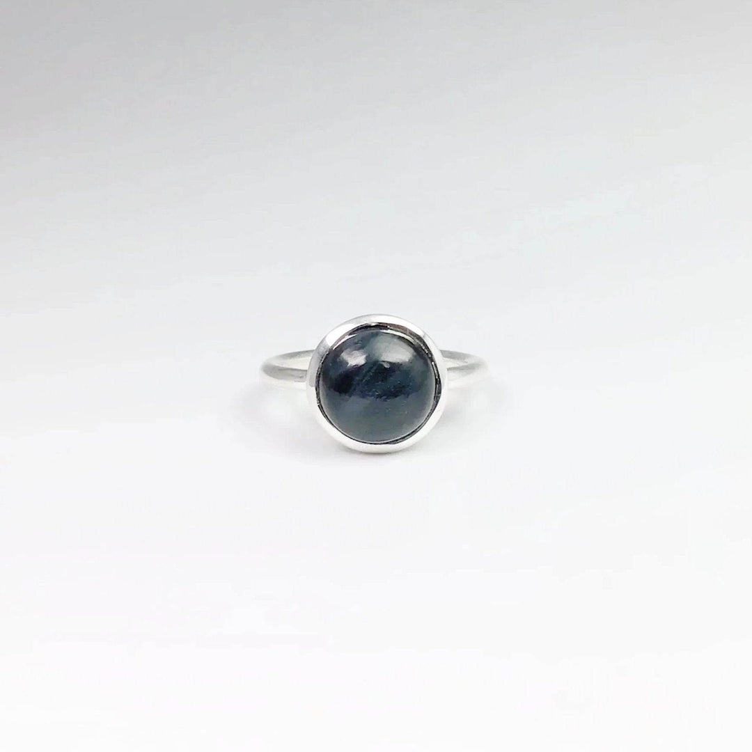 Blue Tiger Eye Ring-Rocks and Gems Canada