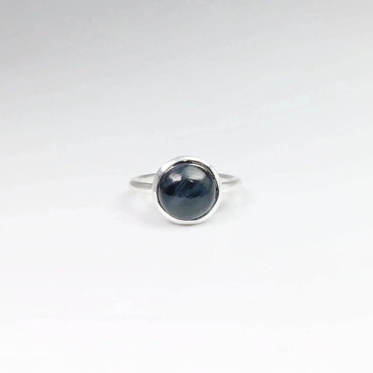 Blue Tiger Eye Ring-Rocks and Gems Canada