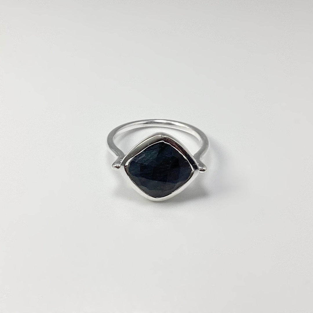 Blue Tiger Eye Ring-Rocks and Gems Canada