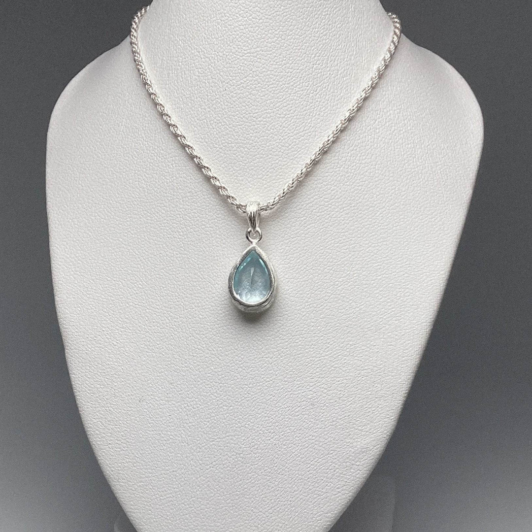 Blue Topaz Pendant-Rocks and Gems Canada