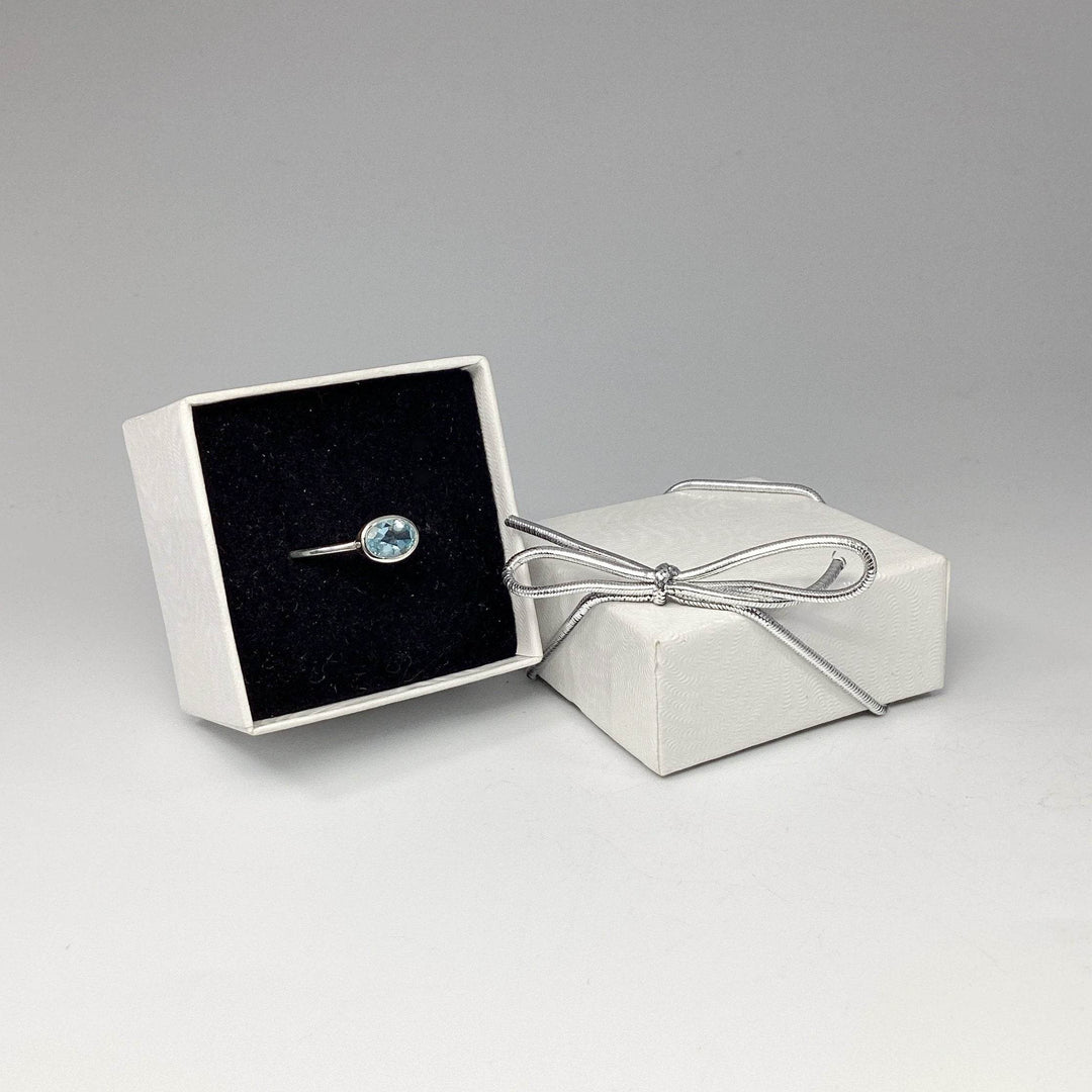 Blue Topaz Ring-Rocks and Gems Canada