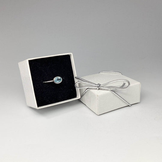 Blue Topaz Ring-Rocks and Gems Canada