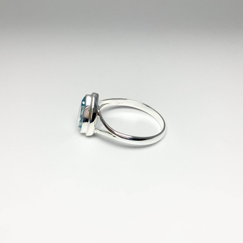 Blue Topaz Ring-Rocks and Gems Canada
