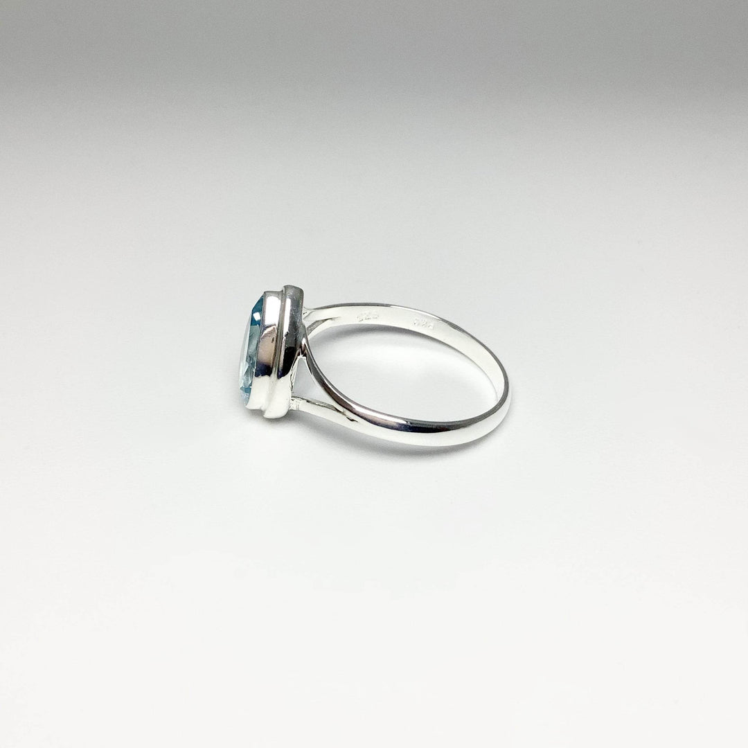 Blue Topaz Ring-Rocks and Gems Canada