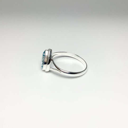 Blue Topaz Ring-Rocks and Gems Canada