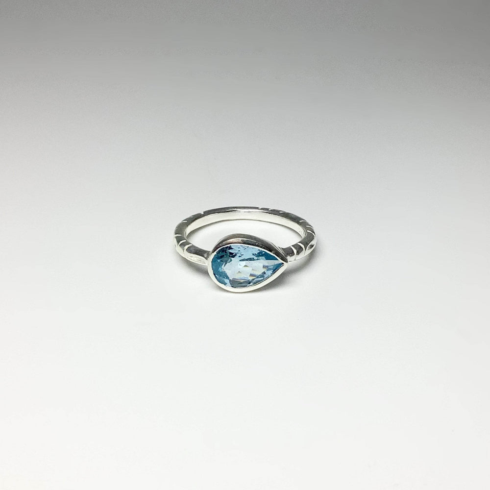 Blue Topaz Ring-Rocks and Gems Canada
