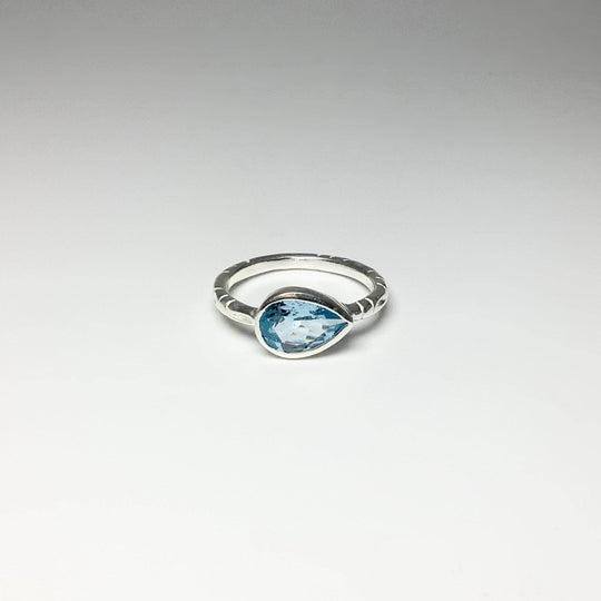 Blue Topaz Ring-Rocks and Gems Canada